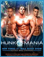 Hunk o mania male stripper poster